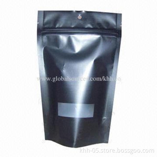 Zipper Packing Pouch for Food/Noodles, with Zip Lock, Clear Window and Bottom Gusset